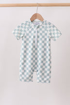 Sage Checker UPF Swim One-Piece