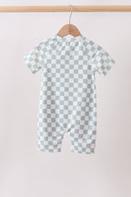 Sage Checker UPF Swim One-Piece