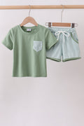 Sage Gingham Set