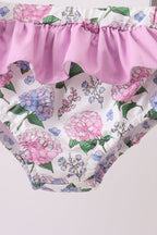 Purple Hydrangea UPF Swim Set