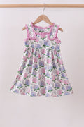 Purple Hydrangea Dress