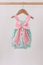 Pink Bow Floral Bubble