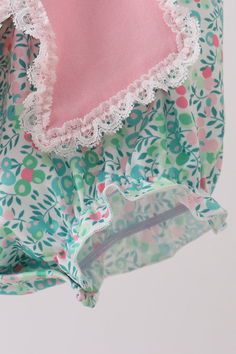 Pink Bow Floral Bubble