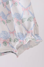 Blue Floral Bubble