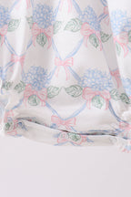 Blue Floral Bubble
