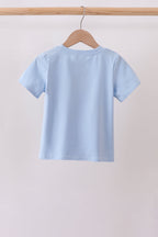 Blue Jack-O-Lantern  Applique Top