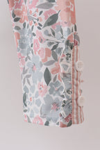 Sage Floral Pumpkin Applique Pants Set