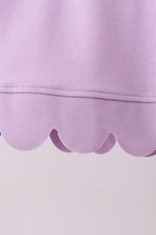 Lavender Scalloped Polo Set
