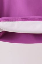 Purple Performance Scalloped Skorts Set