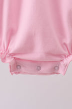 Pink Floral Embroidery Bubble