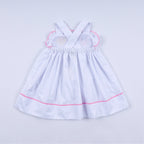 White character ruffle dress