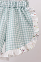 Green Duck ruffle Set