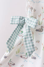 Green Duck ruffle Set