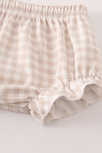 Beige Farm Bloomer Set