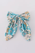 Blue aqua meadow girl sailor bow