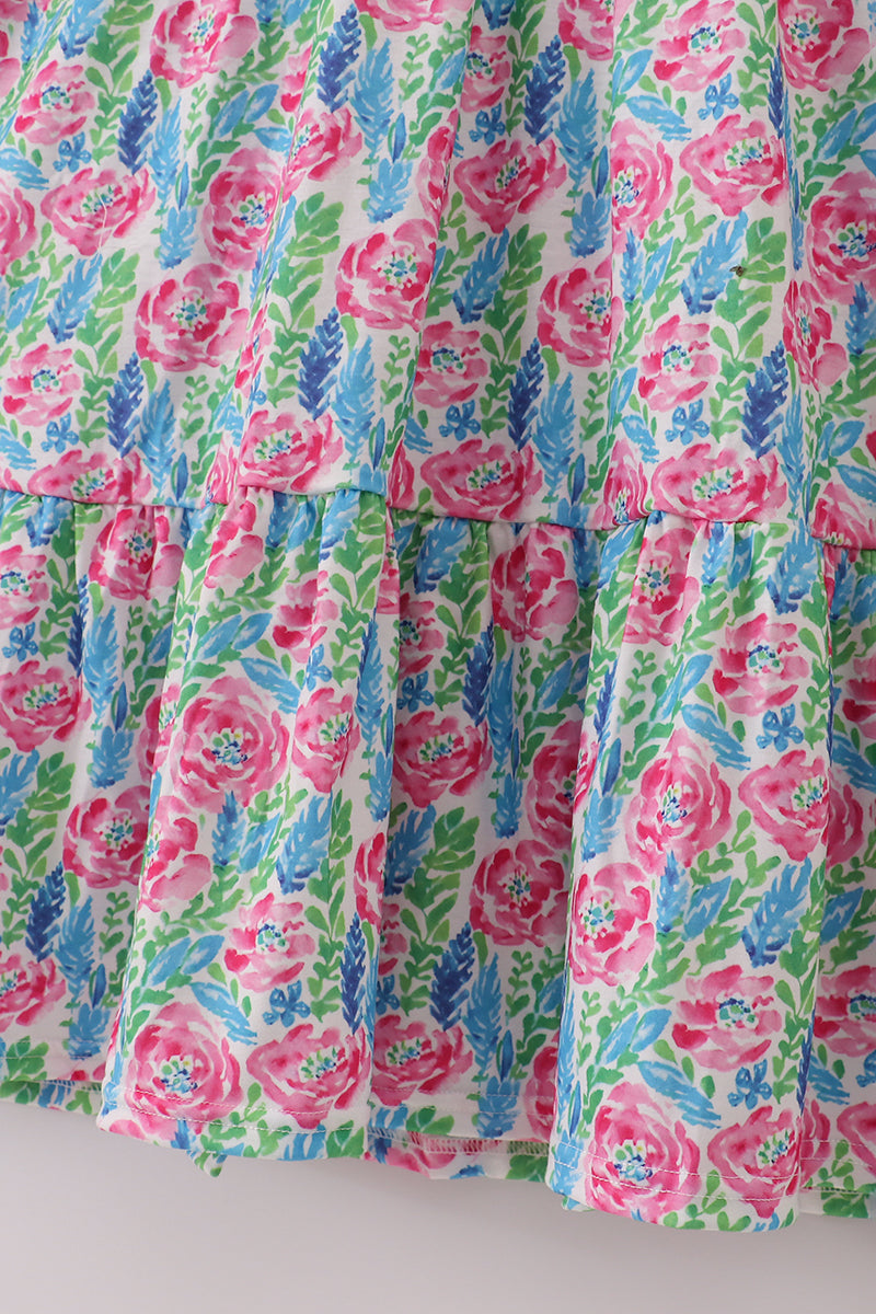 Pink paradise mom dress