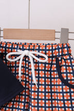 Auburn war eagle smocked short set
