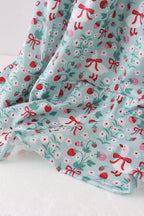 Starwberry goose print women dress