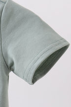 Sage pocket button down bubble