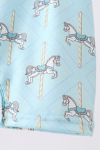 Blue carousel smocked jonjon