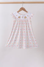 Castle ice cream smocked ruffle dress