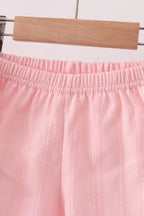 Pink Princess Embroidered Jacquard Set
