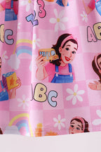 Pink Character Bamboo Set