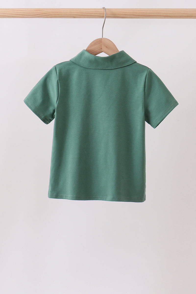 Green Mallard Embroidered Shirt