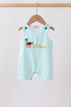 Green Mallard Embroidered Jon Jon