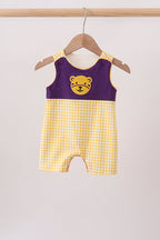 Purple LSU Tiger Applique Jon Jon