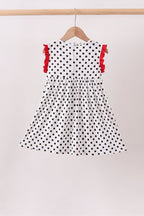Red Georgia Bulldog Applique Dress