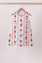 Red Apple Pencil Dress