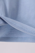 Blue Apple Appliqué Shirt