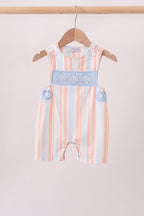 Seashell Stripe Embroidered Jon Jon