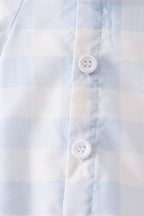 Blue Gingham Bubble
