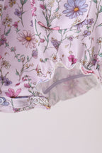 Purple Garden Ruffle Bubble