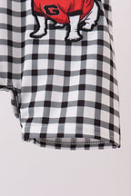 Red Georgia Applique Gingham Jon Jon
