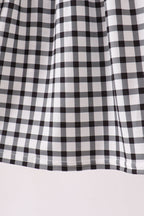 Red Georgia Applique Gingham Dress