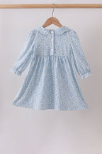 Lavender Floral Smocked Dress