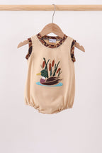 Camouflage duck applique bubble