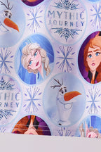 Blue frozen character bamboo pajama set