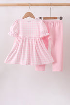 Pink Mallard Applique Pants Set