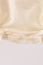 Brown Mallard Applique Ruffle Bubble