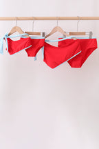 Red 2pc mom&me swimsuit