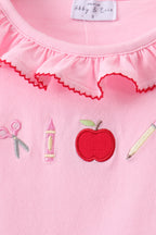 Pink Apple Embroidery Set