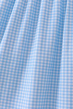 Blue Apple Smocked Dress